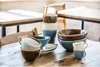 Olympia Kiln Cappuccinotassen + Untertassen Ozean | 23cl | Produktbild-Vorschau 4