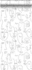 ESTAhome tapety line art faces black and white - 139145 - Náhled obrázku produktu 1