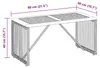 vidaXL Tisch für Outdoor Grau und Braun 80 x 40 x 40 cm Produktbild-Vorschau 8