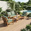 sweeek - Gartenlounge-Set für 4 Personen - Holzfarben Produktbild-Vorschau 3