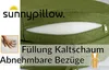 sunnypillow 2er Set Stuhlkissen Rund Ø 40 cm, wasserdicht Produktbild-Vorschau 5