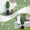 HOMCOM Künstliche Buchsbaum 2er-Set 60 cm Kunstpflanze im Produktbild-Vorschau 5