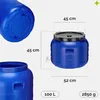 Garronda 100L Plastikfass BPA-freies Fass mit Hahn Produktbild-Vorschau 3