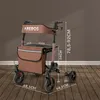 AREBOS ľahký rolátor, rolátory, 6-pozičné nastavenie výšky, Náhľad obrázku produktu 9