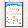 Mr. & Mrs. Panda Bild Sunshine and Daydreams DIN A2 - Produktbild-Vorschau 2