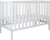ZEE BAMBI Set Lettino Bambini Bianco 120x60 cm con Barriera Anteprima dell’immagine prodotto 3