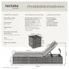 tectake® Rattan-Doppelliege mit Tisch Carbonera, Produktbild-Vorschau 5