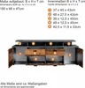 trendteam Media Mediatype Mood Matera Melamin/Old Wood Produktbild-Vorschau 7