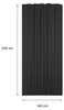 Verdunklungsgardine Blackout Kräuselband Vorhang 135 x 245 Produktbild-Vorschau 2