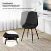 Esszimmerstühle drehbar 4er Set, Drehstuhl Küchenstuhl Produktbild-Vorschau 6