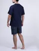 Moonline - Herren Shorty Schlafanzug kurz Pyjama mit Produktbild-Vorschau 3
