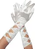 krautwear® Około 32 cm długości białe rękawiczki ślubne z 1 Podgląd zdjęcia produktu 1