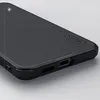 Close-up of a black phone case with a textured surface and the brand name 'NILLKIN' embossed on it. Produktbild-Vorschau