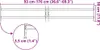 vidaXL Fenstergitter Verstellbar mit 2 Querstäben 1000-1500 Produktbild-Vorschau 6