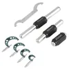 4 sztuki 0-100 mm metryczny zewnętrzny mikrometrowy miernik Podgląd zdjęcia produktu 4
