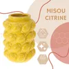 "MISOU Zitronenvase 14x14x19cm Blumentopf mit Zitronen Produktbild-Vorschau 10