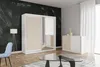 Kommode ROYAL 150 cm Sideboard Schiebetüren Weiss + Wotan Produktbild-Vorschau 4