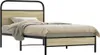 vidaXL Bettgestell ohne Matratze 90x200 cm Sonoma-Eiche Produktbild-Vorschau 2
