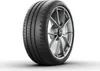 A studio shot of a single car tire mounted on a wheel, against a white background. Náhľad obrázku produktu