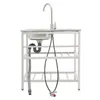 Sinks 75*40*78cm Volně stojící dřez Kuchyňský dřez z Náhled obrázku produktu 3