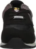 A close-up front view of a black and gray sneaker. Produktbild-Vorschau