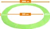 Aga Trampolin Randabdeckung 366 cm 12 ft Hellgrün, Produktbild-Vorschau 4