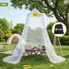 SEKEY Moskitonetz Bett für Doppelbett und Einzelbett – Produktbild-Vorschau 7