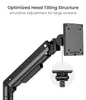 Ergonomische höhenverstellbare Monitor Wandhalterung bis 49 Produktbild-Vorschau 8