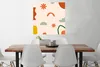 MuchoWow® Poster Design - Formen - Farben 75x75 cm - Wand Produktbild-Vorschau 2