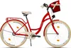 Milord Komfort Fahrrad Mit Korb Damenfahrrad, 28 Zoll, Rot, Produktbild-Vorschau 2