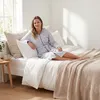 Aquarti Damen Bademantel Morgenmantel mit Reißverschluss Produktbild-Vorschau 4