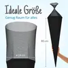 itenga Bastelschultüte mit Verschluss SCHWARZ 6eckig 85cm Produktbild-Vorschau 5