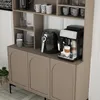A coffee bar cabinet with various items on display. Anteprima dell’immagine prodotto