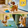 LEGO Creator 3-in-1-Set Niedliche Tiere: Verspielter Welpe Produktbild-Vorschau 5