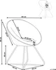 BELIANI Designové křeslo světle šedé sametové čalounění Náhled obrázku produktu 7
