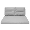 A set of light gray cushions for a sofa or pallet furniture, presented against a white background. Náhled obrázku produktu