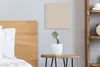 MuchoWow® - Leinwandbilder - Beige - Unifarben, Wandbild, Produktbild-Vorschau 4