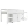 MODFU Kinderbett,Hochbett Jugendbett 90x200cm Produktbild-Vorschau 10