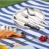 Reisebesteck Camping Besteck, 13-Teilig Edelstahl Outdoor Produktbild-Vorschau 12