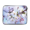 MuchoWow® Laptop Hülle 17 Zoll Laptoptasche Blumen - Sakura Produktbild-Vorschau 1
