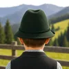 Isar-Trachten Kinder Trachtenhut mit Zierband 60102 | Grün Produktbild-Vorschau 3