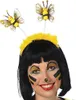 Bienen Harreif Bee mit 2 Bienen für Kinder und Erwachsene Kostüm-Zubehör Bienen Kostüm Accessoire Fasching Karneval Mottoparty Produktbild-Vorschau