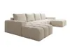 Moebelfest Sienna Ecksofa U-Form Couch Creme Webstoff Produktbild-Vorschau 8