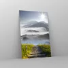 Bilder auf glas - Einteilig - Berg Nebel Landschaft Morgen Produktbild-Vorschau 4