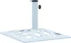 Möbel Sonnenschirmständer Weiß 12 kg 49 cm Gusseisen - Produktbild-Vorschau 1