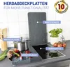 WENKO Herd Abdeckplatte Abdeckung Schneide Brett Glas Produktbild-Vorschau 3