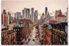 Leinwandbild Amerika 60 x 90 cm - Wandbild New York Braun Produktbild-Vorschau 1
