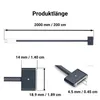 MagSafe 3 Ladekabel 2m Spacegrau – 140W MacBook Produktbild-Vorschau 7
