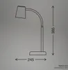 Schreibtischlampe Tischlampe Leselampe Kabelschalter Produktbild-Vorschau 8