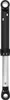 A product image of a black and silver shock absorber. Produktbild-Vorschau